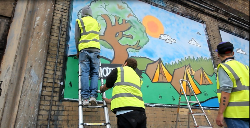 The Princes Trust at The Shoreditch Art Wall #2